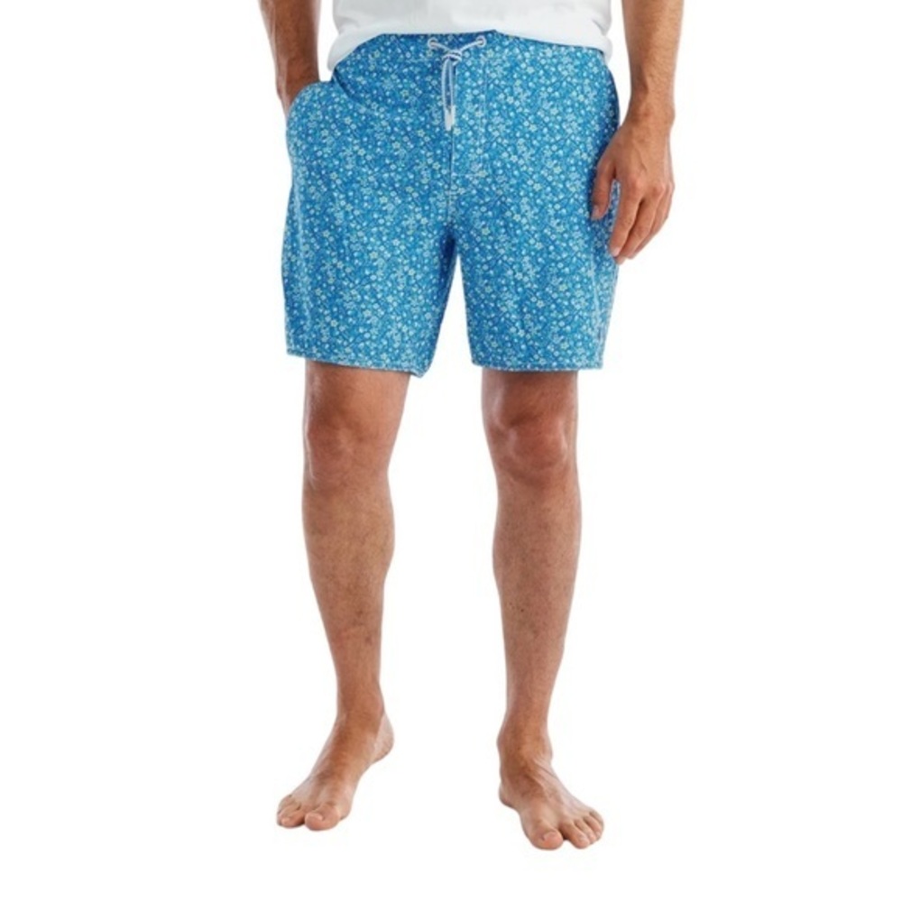 JOHNNIE-O Men’s Tyndall‎ Swim Short Riptide/Blue Floral Size XXL NWT/NEW